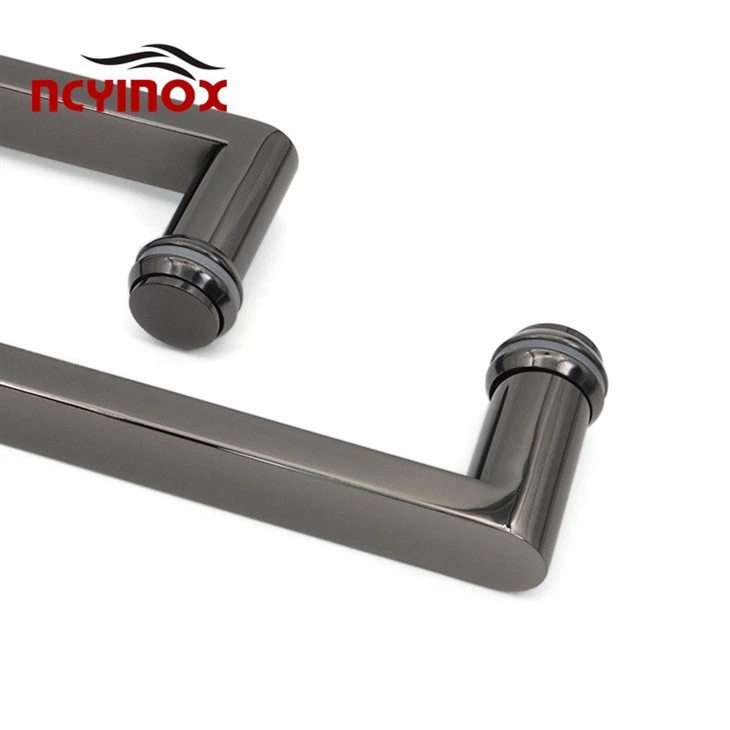 Stainless Steel Bathroom Glass Door Handles Sliding Door Handles Bar