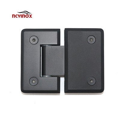 Šarka za staklena vrata od nerđajućeg čelika od 180 stepeni crne boje